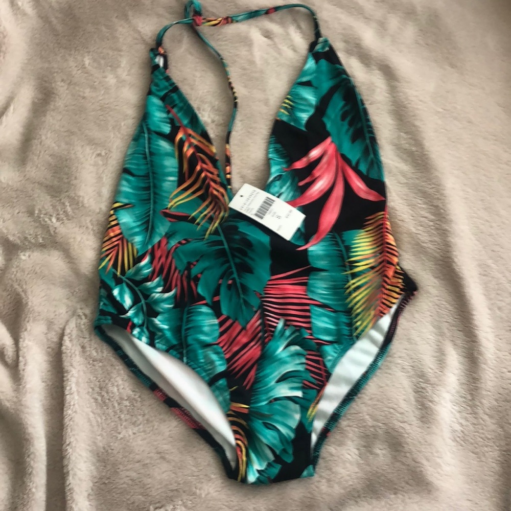 Hawaiian print bodysuit